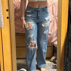 COPY - American Eagle Baggy Skater Jean Ripped